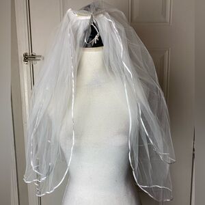 White Wedding Veil